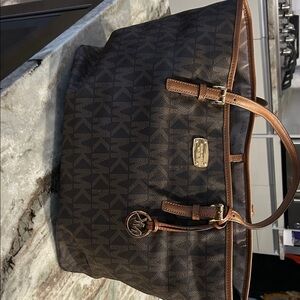 Michael Kors Dark Brown Signature Tote